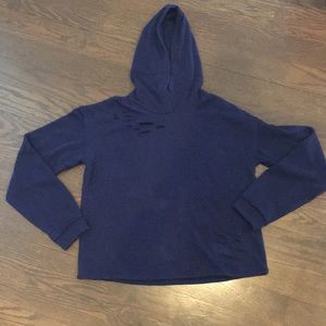 Sherman Girls sweatshirt with rips